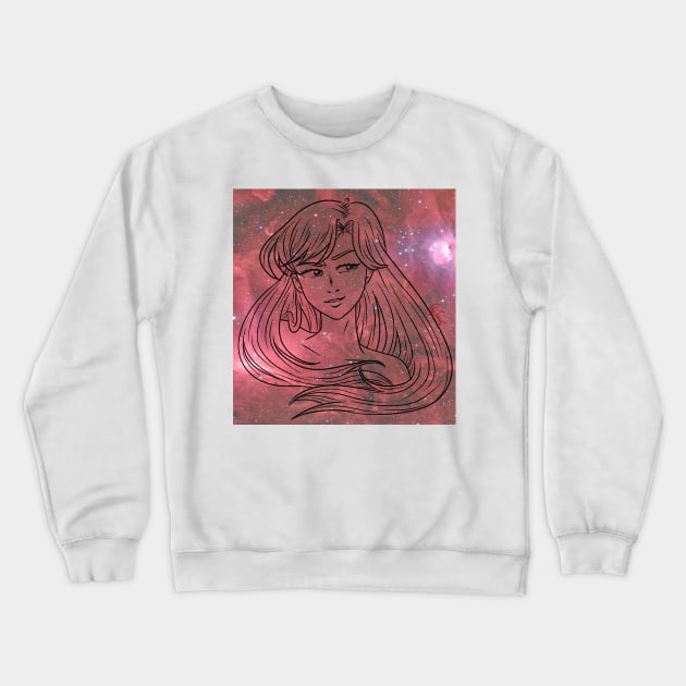 Sailor Mars Crewneck Sweatshirt by Manijardi